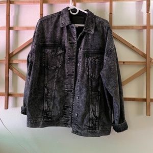 American Eagle Women's Black Denim Jacket